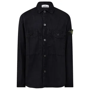 Stone Island Brushed Cotton Overshirt