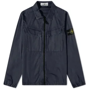 Stone Island Navy Double Pocket Overshirt