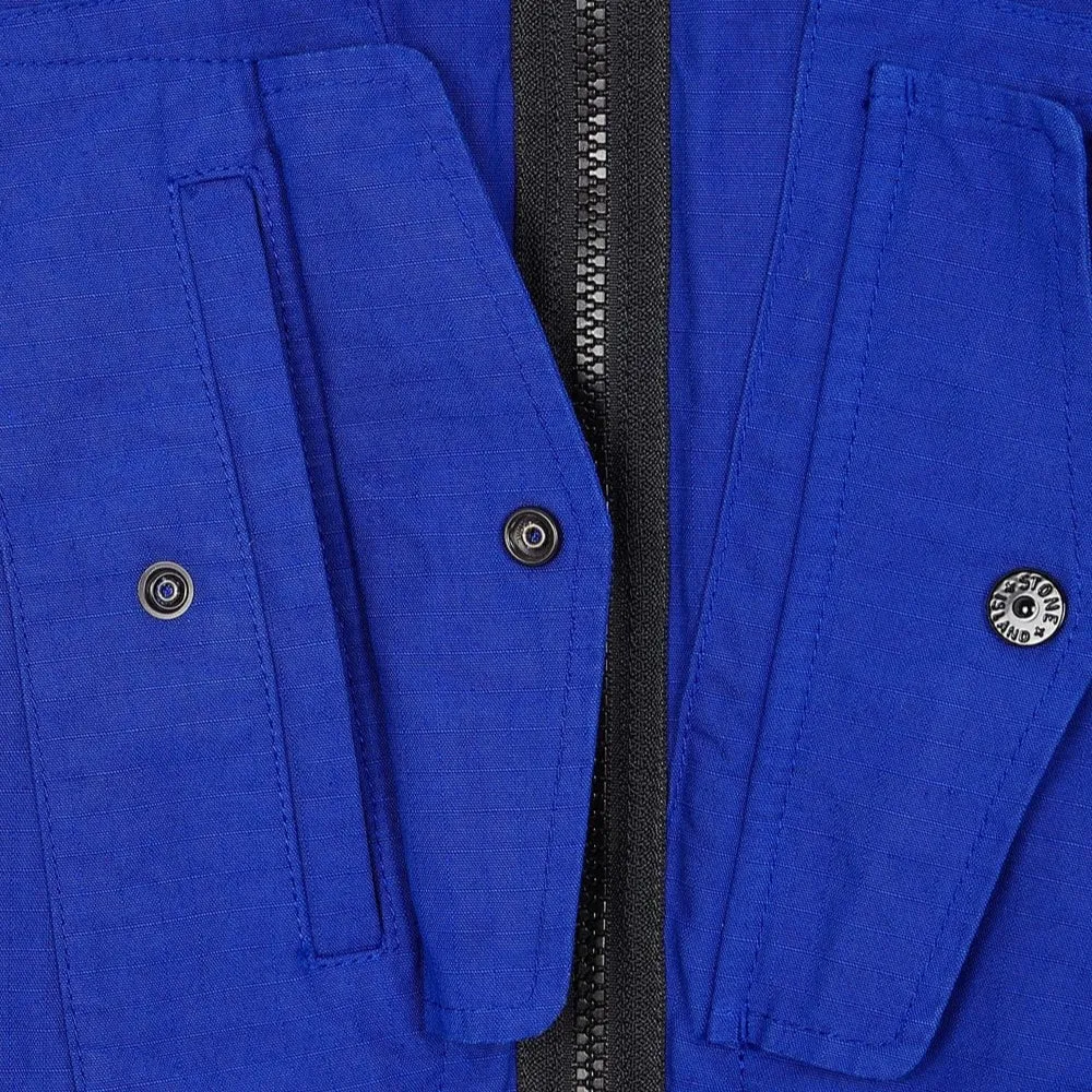 Stone Island Ripstop Cotton Zipped Overshirt