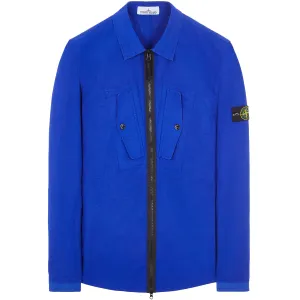 Stone Island Ripstop Cotton Zipped Overshirt