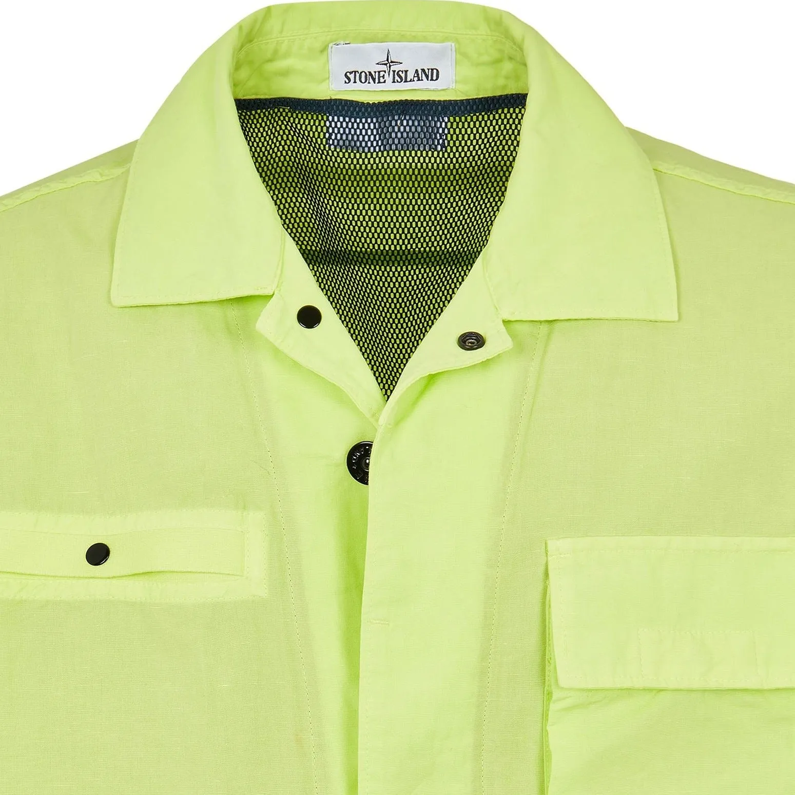 Stone Island Tela Cotone Short Sleeve Shirt