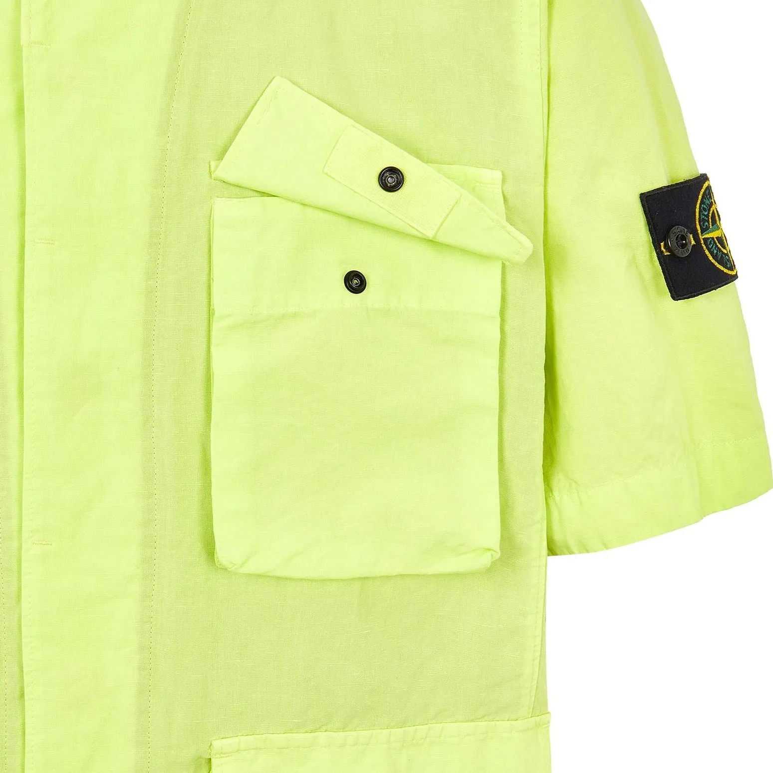 Stone Island Tela Cotone Short Sleeve Shirt