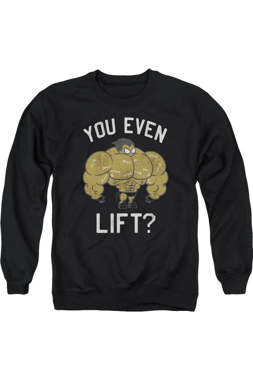 Teen Titans Go You Lift Adult Crewneck Sweatshirt