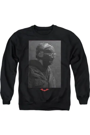 The Batman (2022) Riddler Worn Portrait Adult Crewneck Sweatshirt