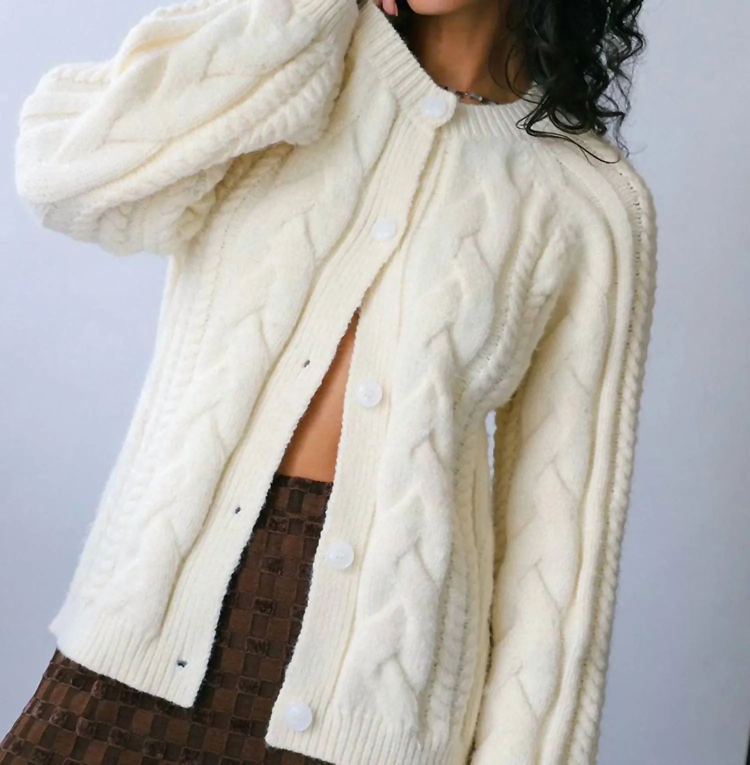 The Grace Cardigan In Cream