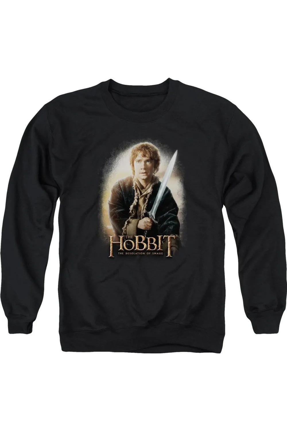 The Hobbit Bilbo And Sting Adult Crewneck Sweatshirt