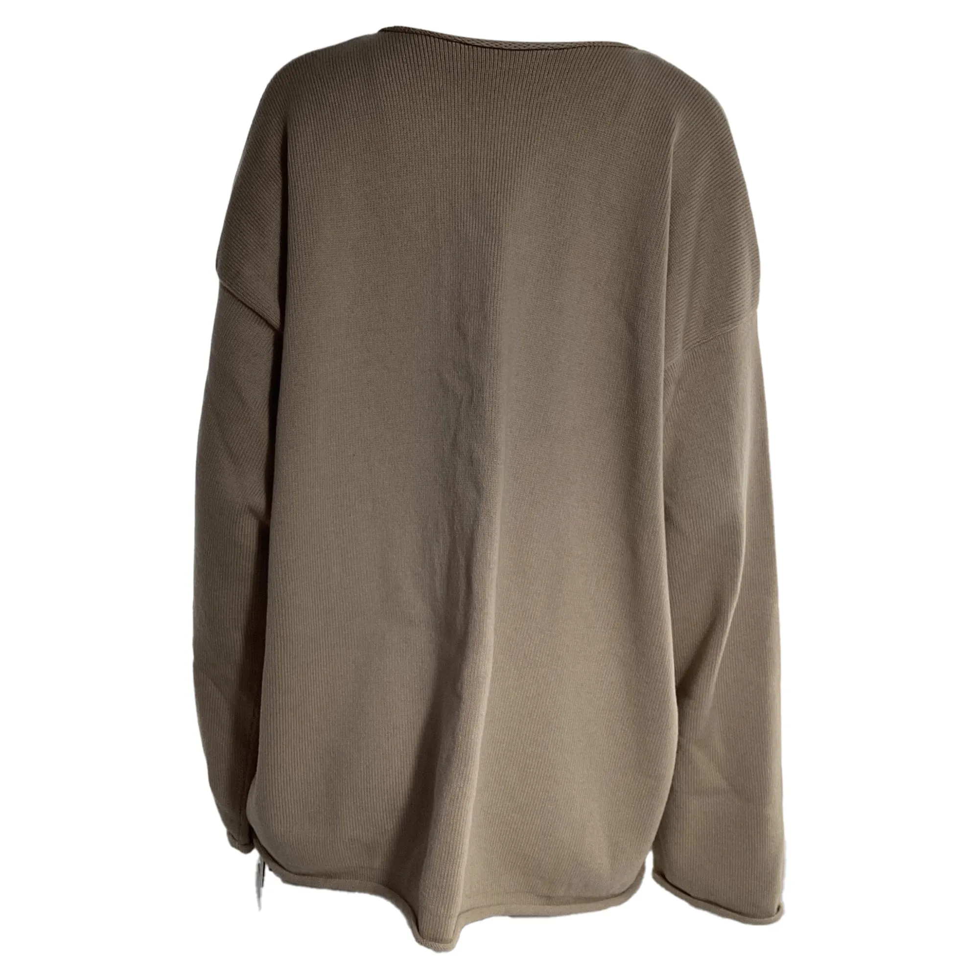 The Row Oversized Sweater in Brown Cotton