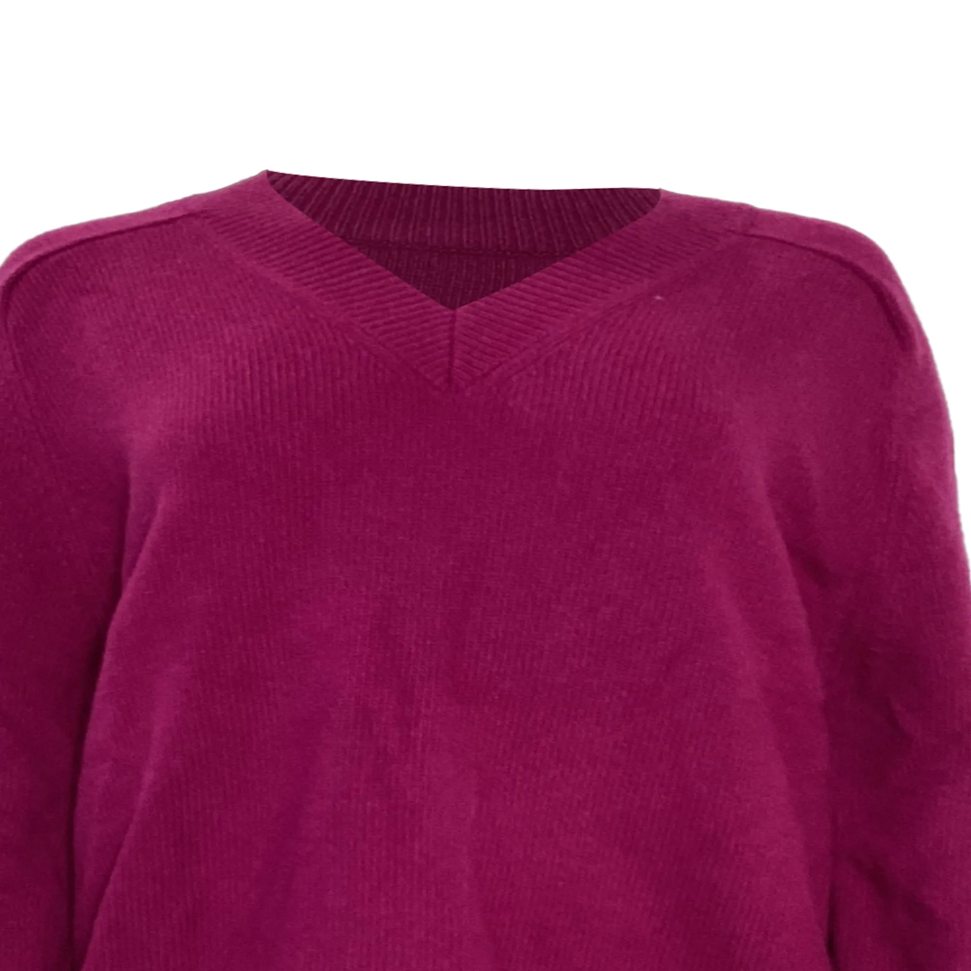 Theory Fine Knit Sweater in Purple Wool