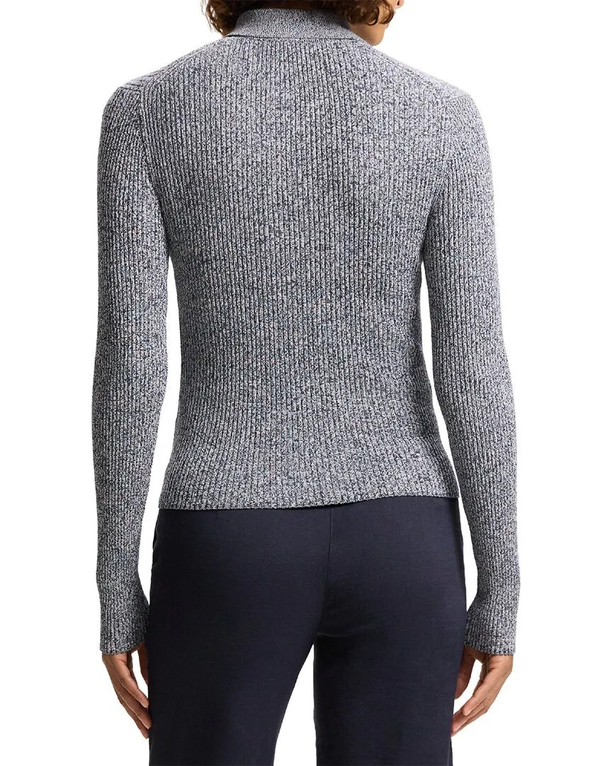 Theory Marl Rib Cardigan