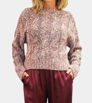 Tristan Cable Knit Sweater In Cimarron