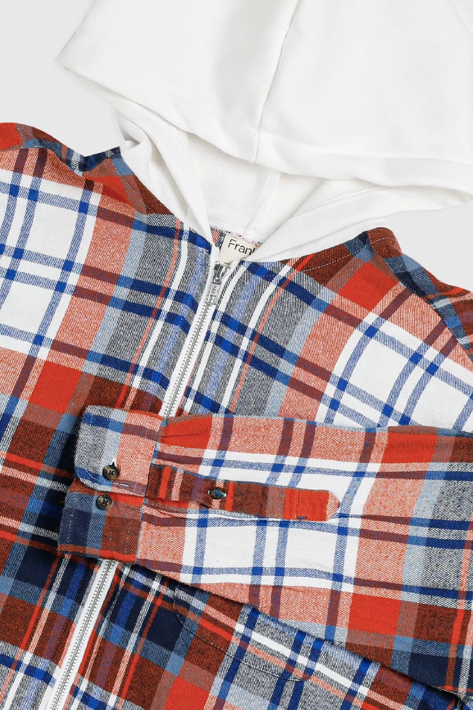 Unisex Rework Hooded Flannel - M