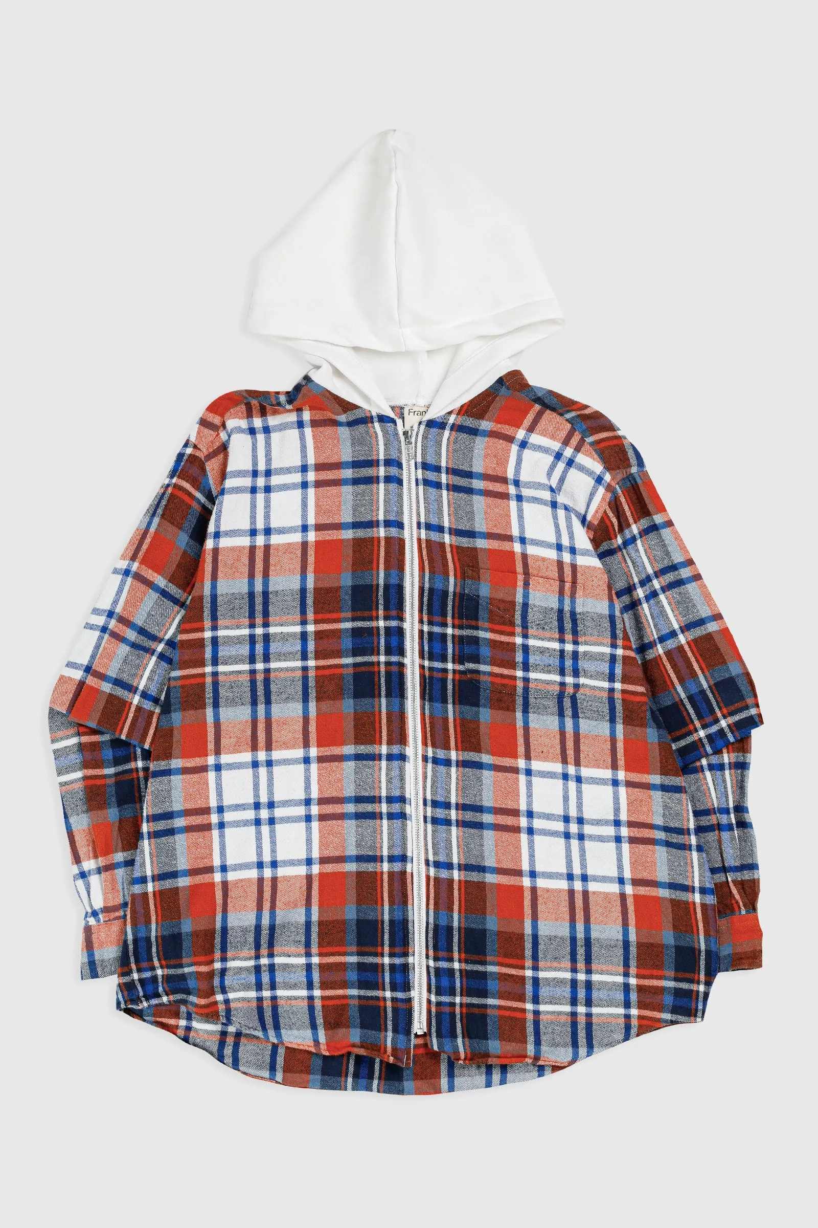 Unisex Rework Hooded Flannel - M