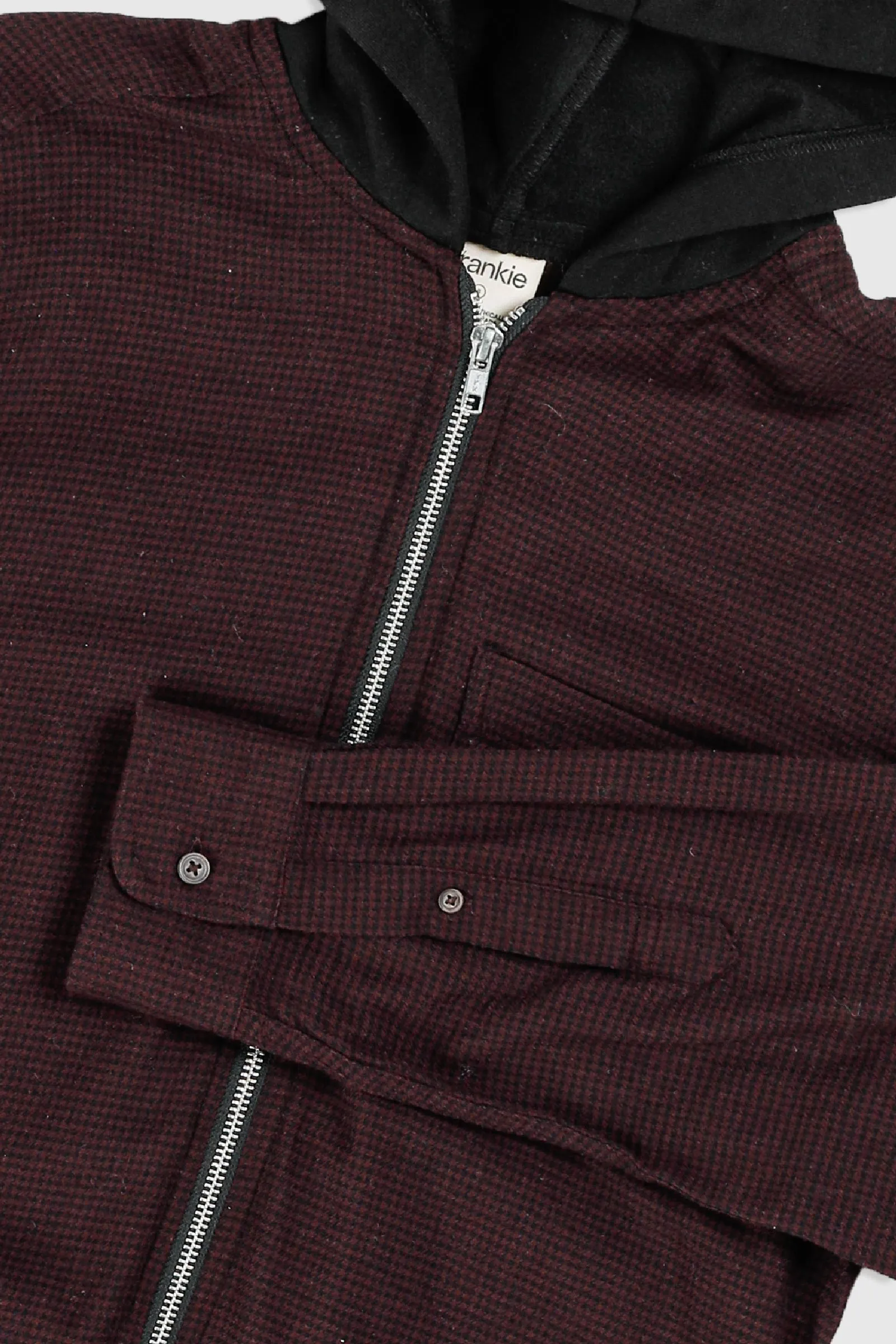 Unisex Rework Hooded Flannel - S