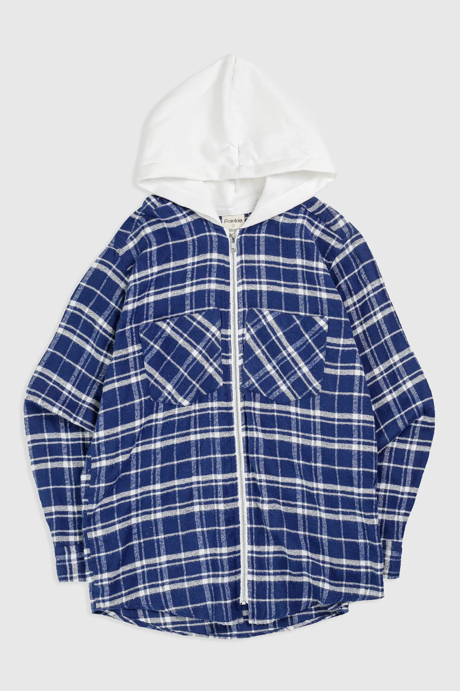 Unisex Rework Hooded Flannel - S