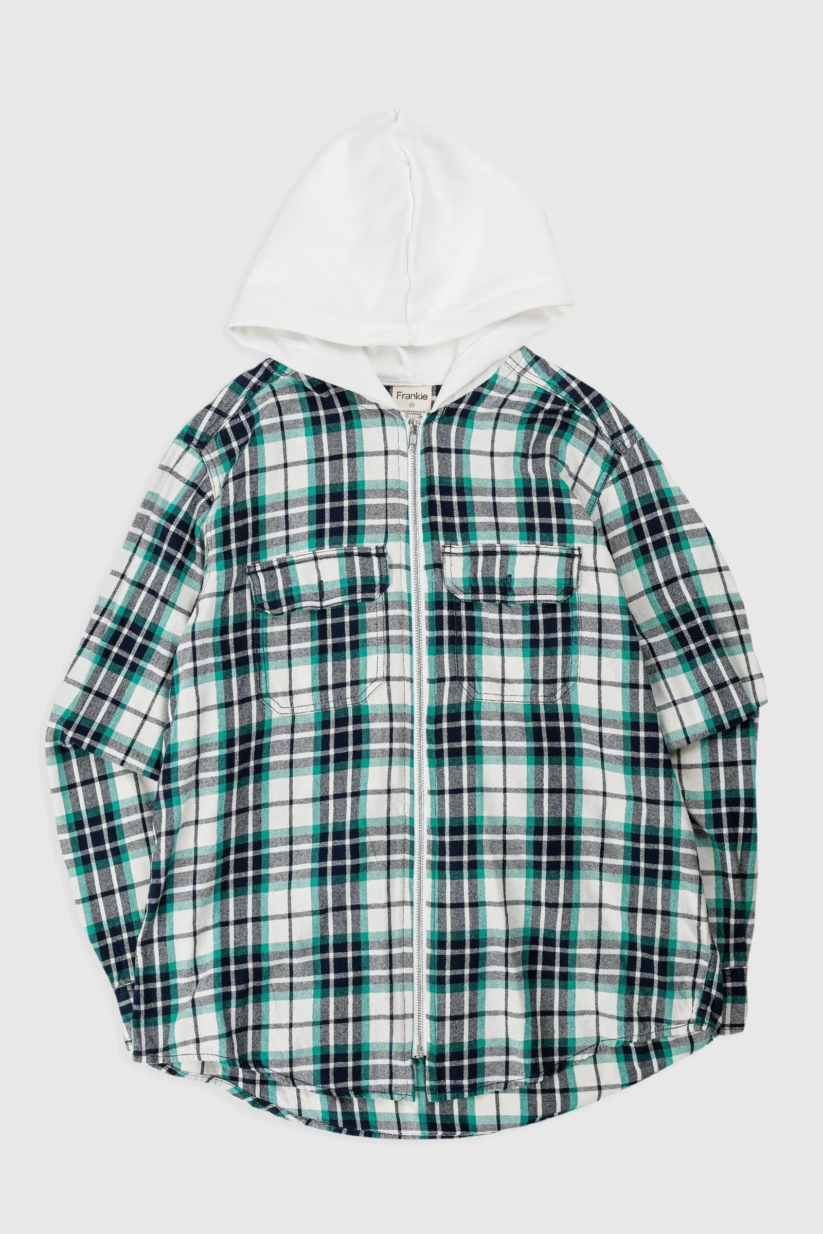 Unisex Rework Hooded Flannel - S