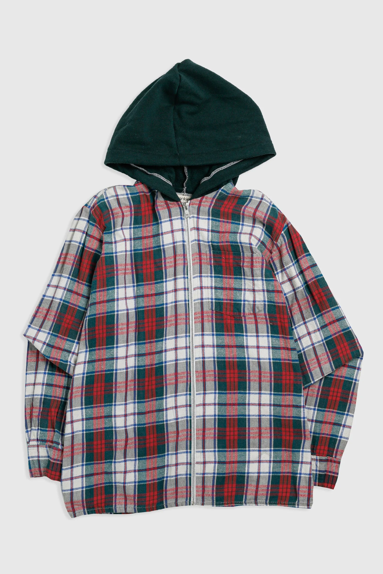 Unisex Rework Hooded Flannel - S