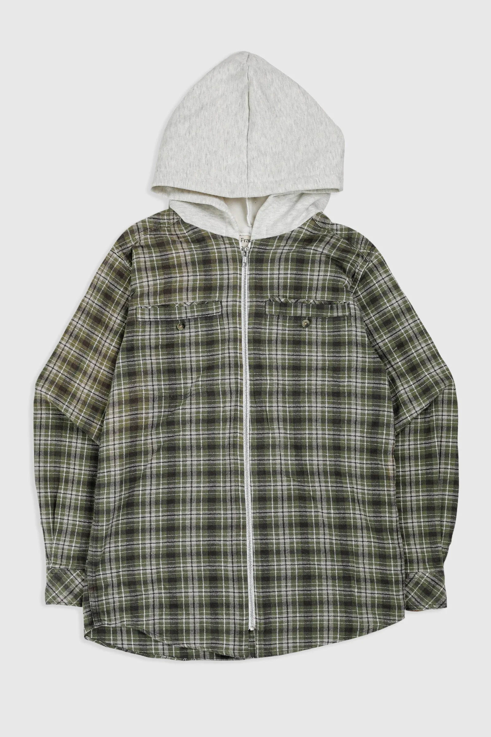 Unisex Rework Hooded Flannel - S