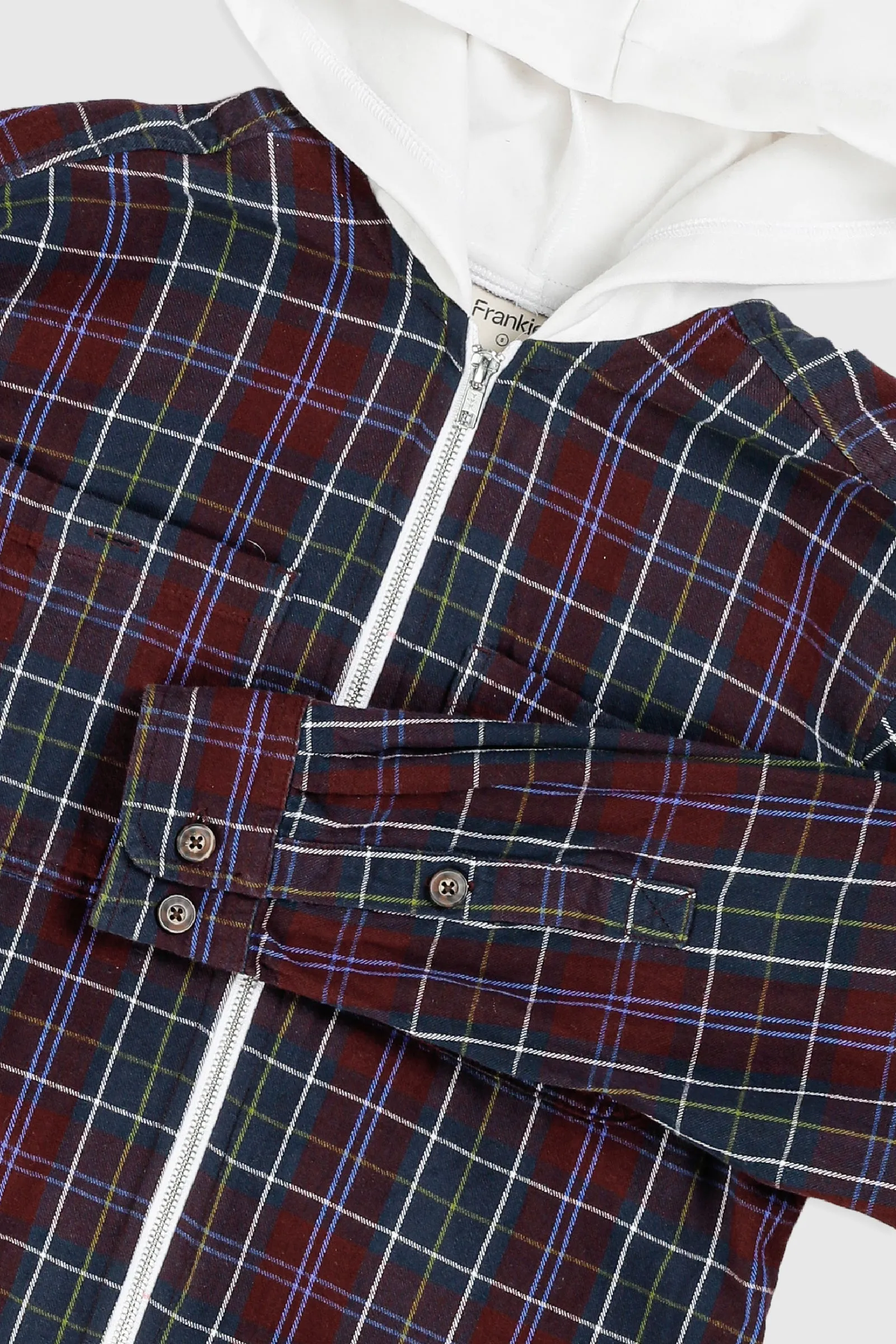 Unisex Rework Hooded Flannel - S