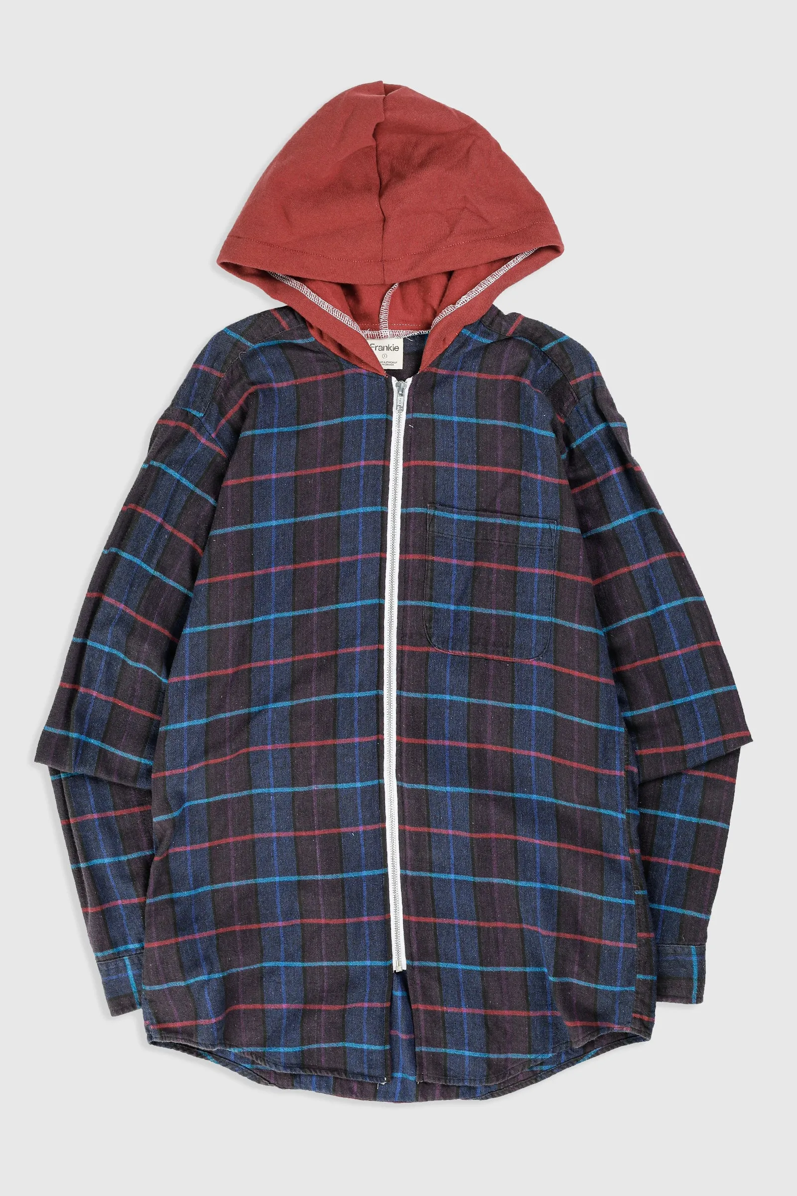 Unisex Rework Hooded Flannel - S