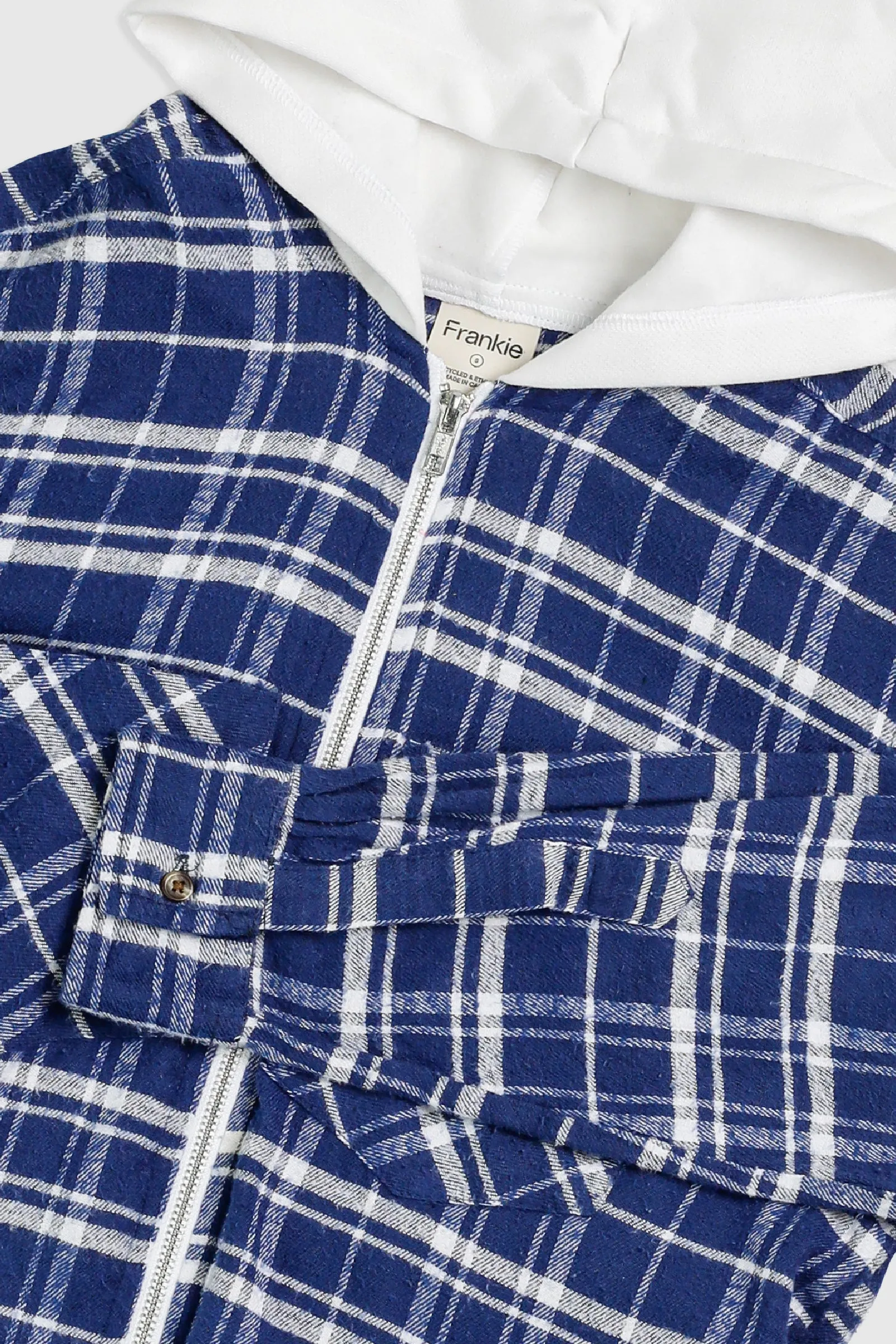 Unisex Rework Hooded Flannel - S