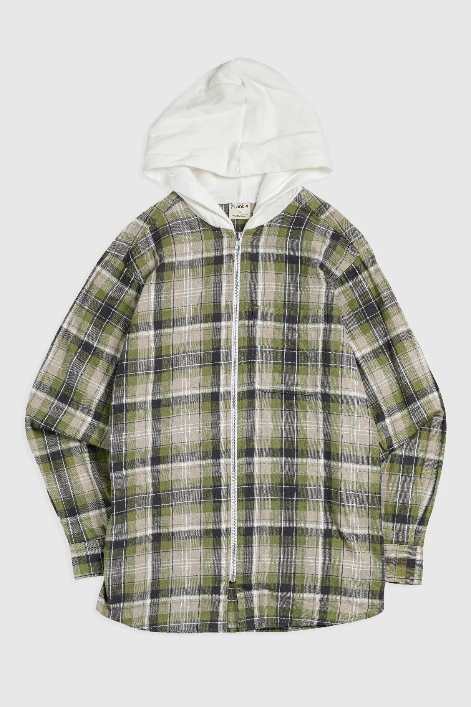 Unisex Rework Hooded Flannel - S
