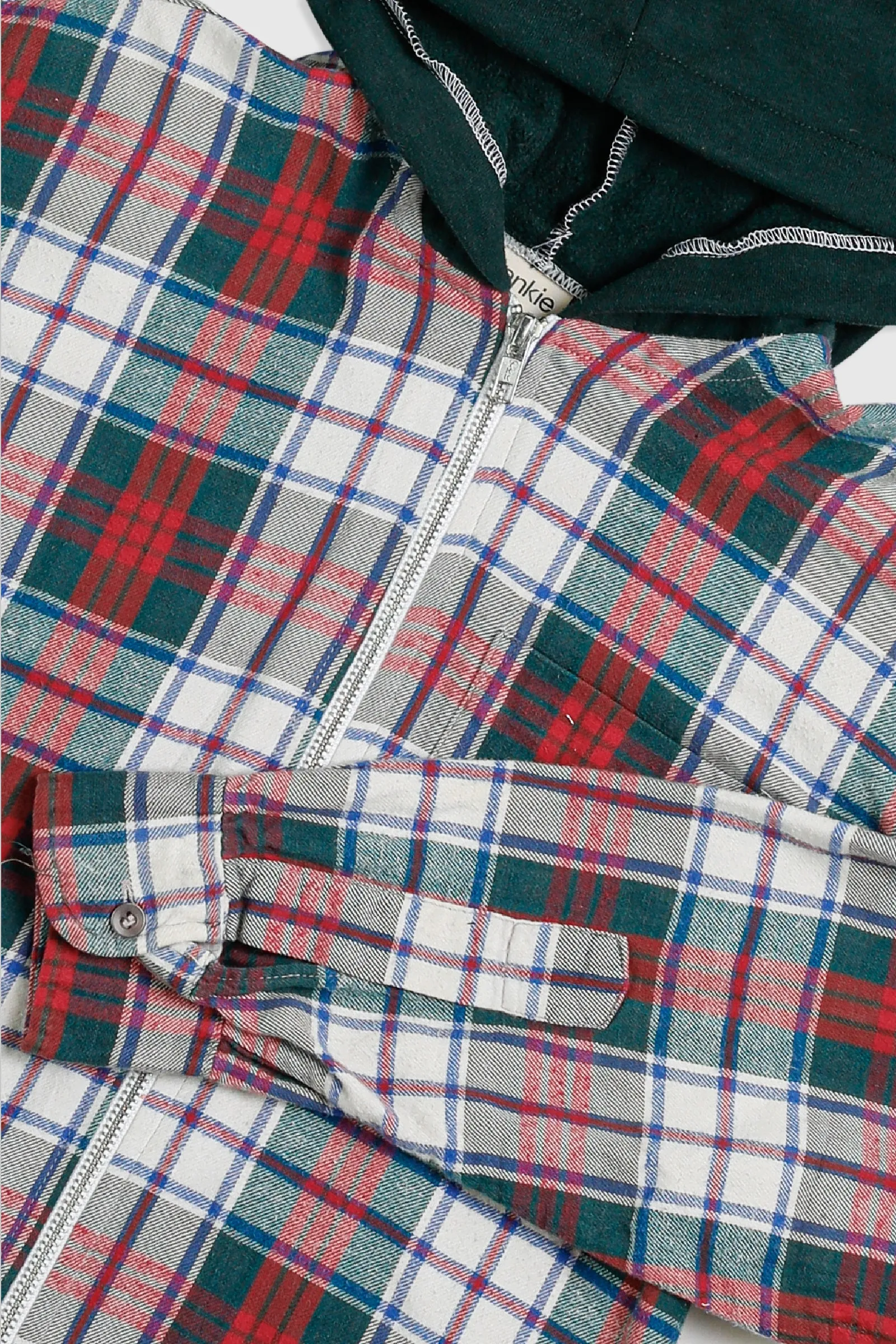 Unisex Rework Hooded Flannel - S