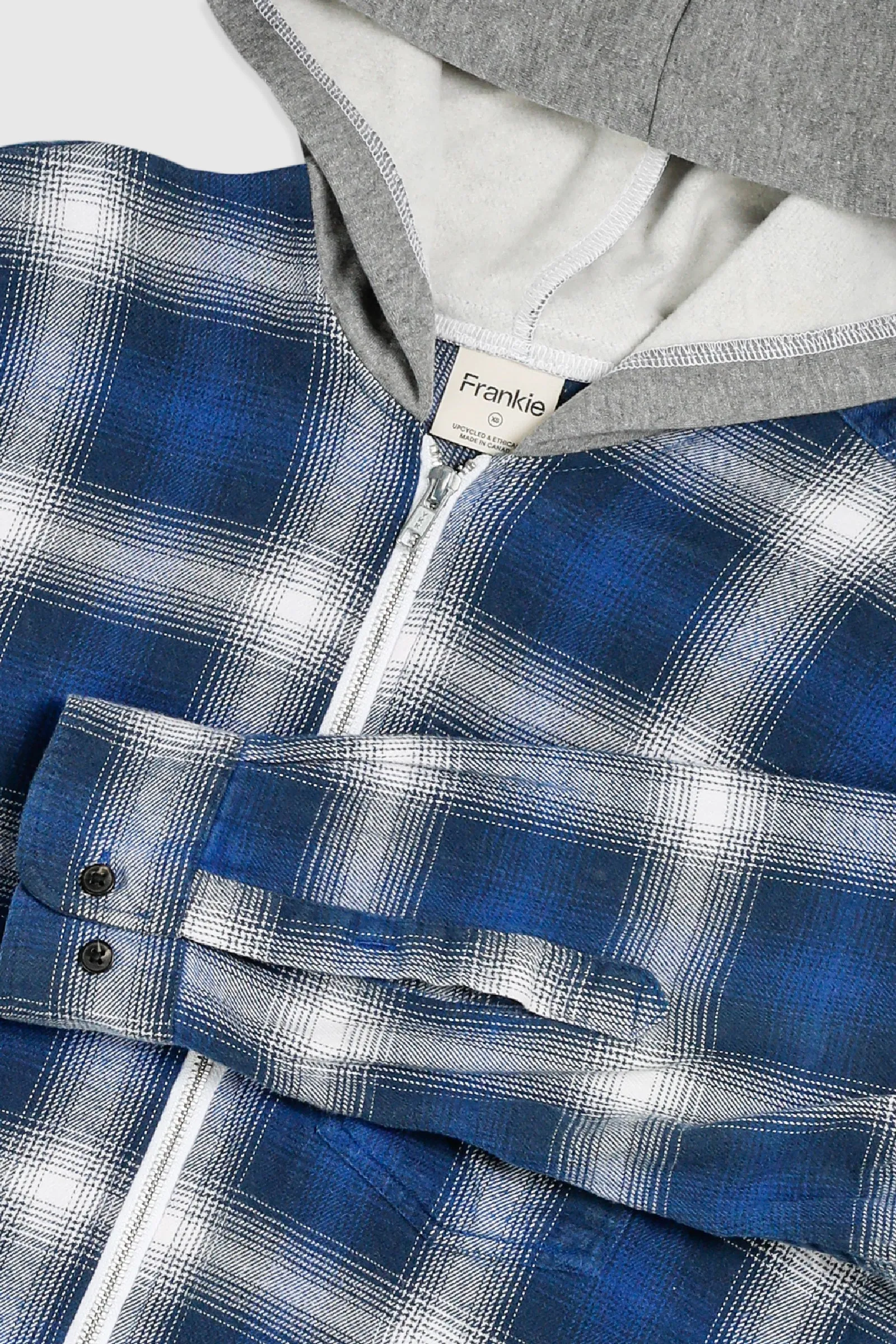 Unisex Rework Hooded Flannel - S