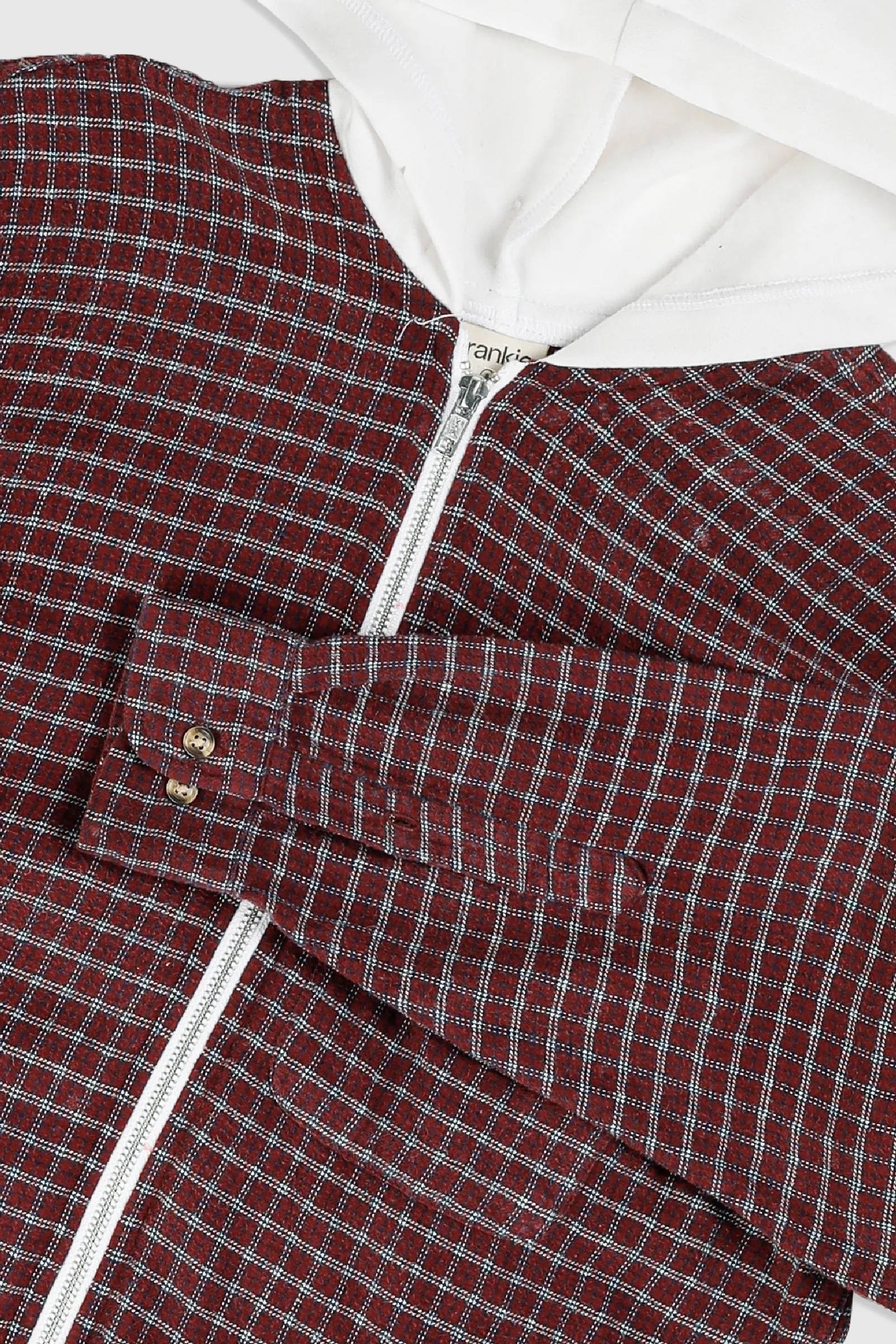 Unisex Rework Hooded Flannel - S