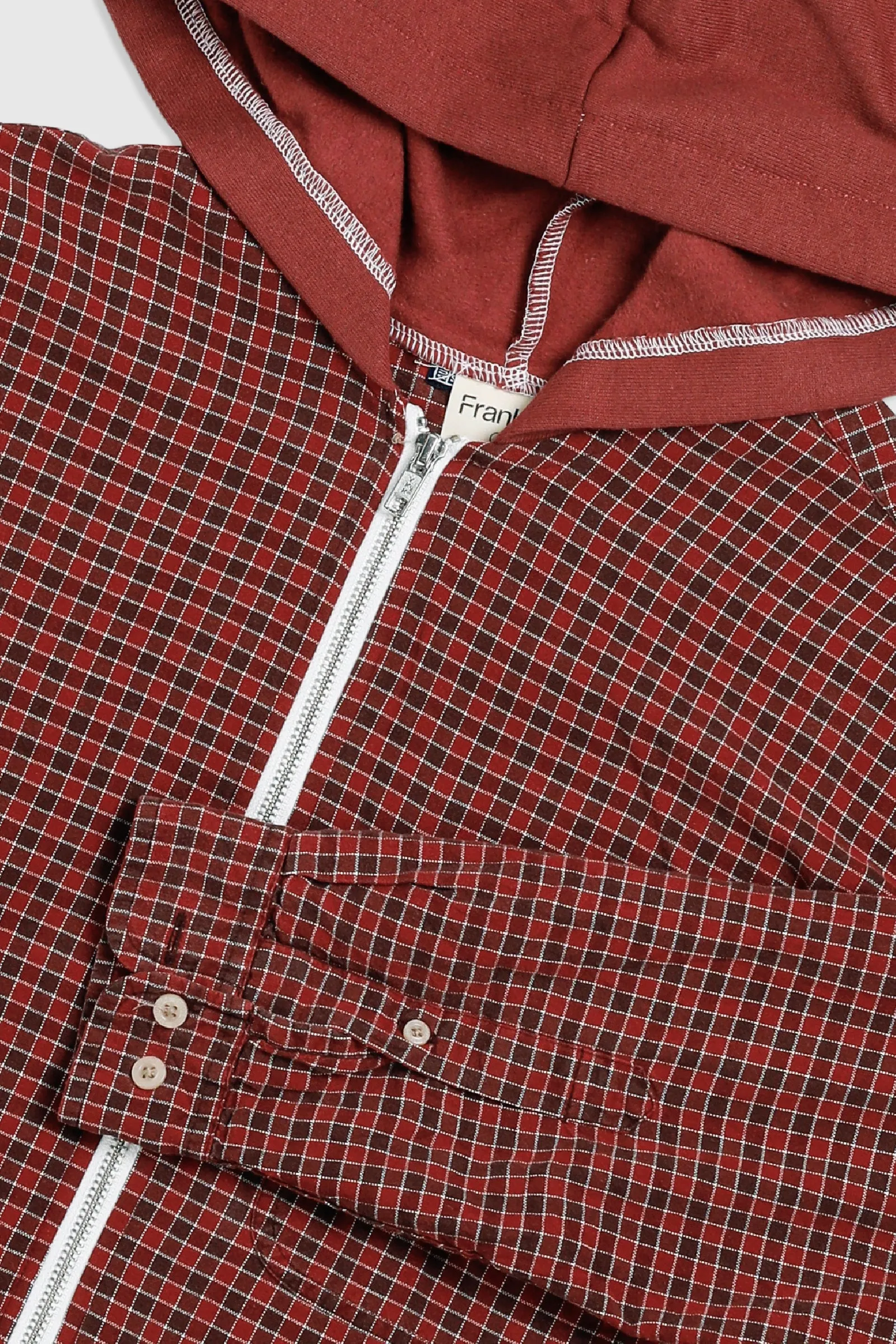 Unisex Rework Hooded Flannel - S