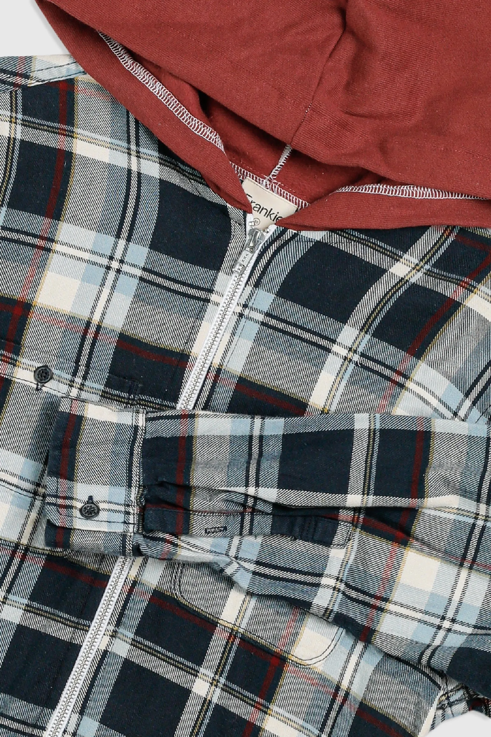 Unisex Rework Hooded Flannel - XS