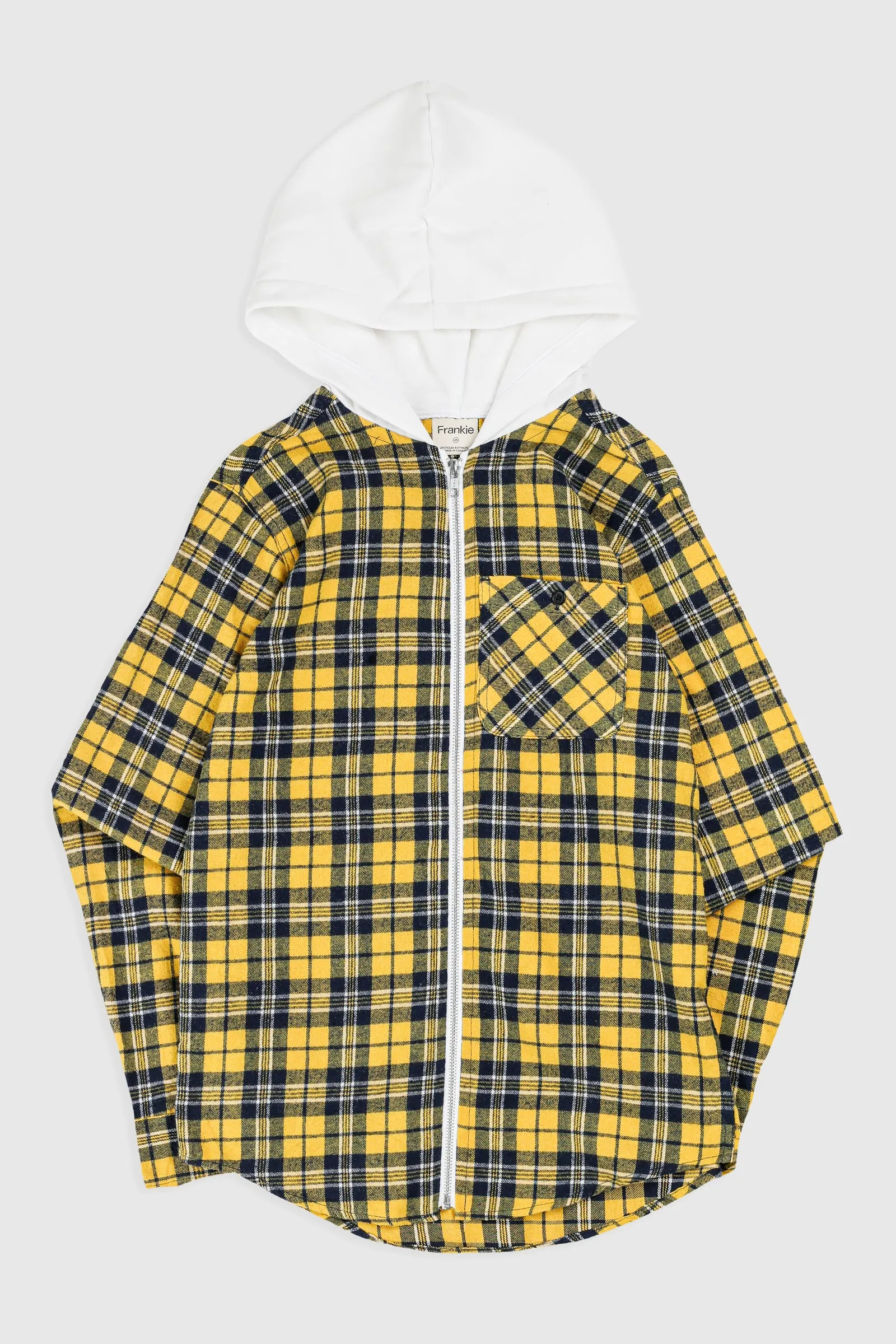 Unisex Rework Hooded Flannel - XS