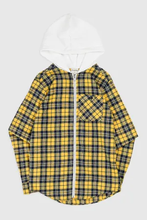 Unisex Rework Hooded Flannel - XS