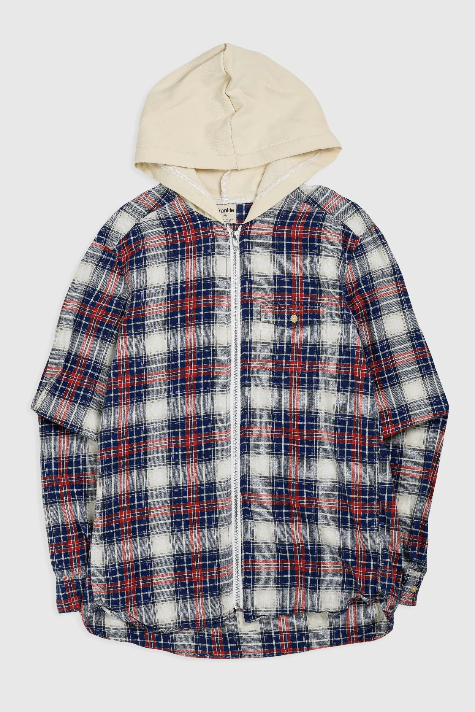 Unisex Rework Hooded Flannel - XS