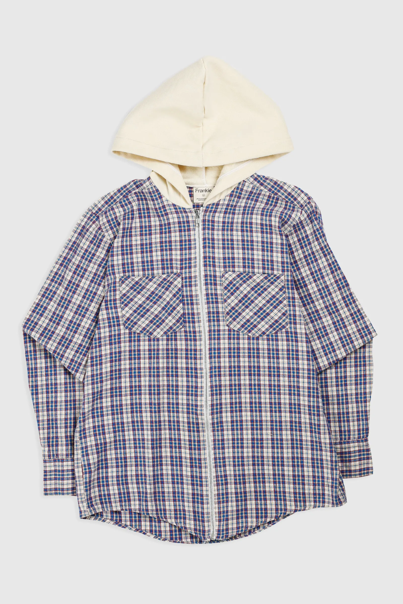 Unisex Rework Hooded Flannel - XS