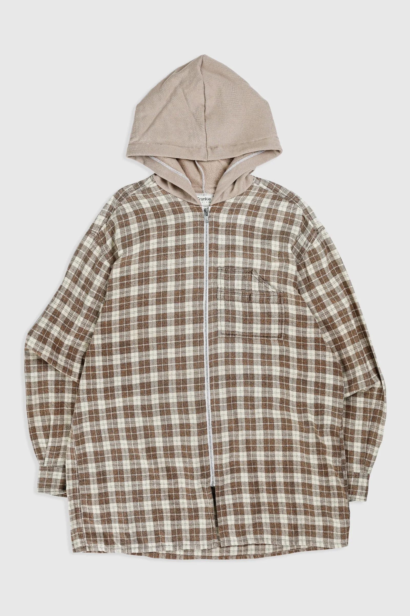 Unisex Rework Hooded Flannel - XXL