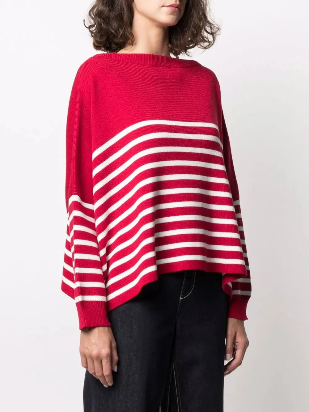 Valentino Horizontal-Stripe Jumper