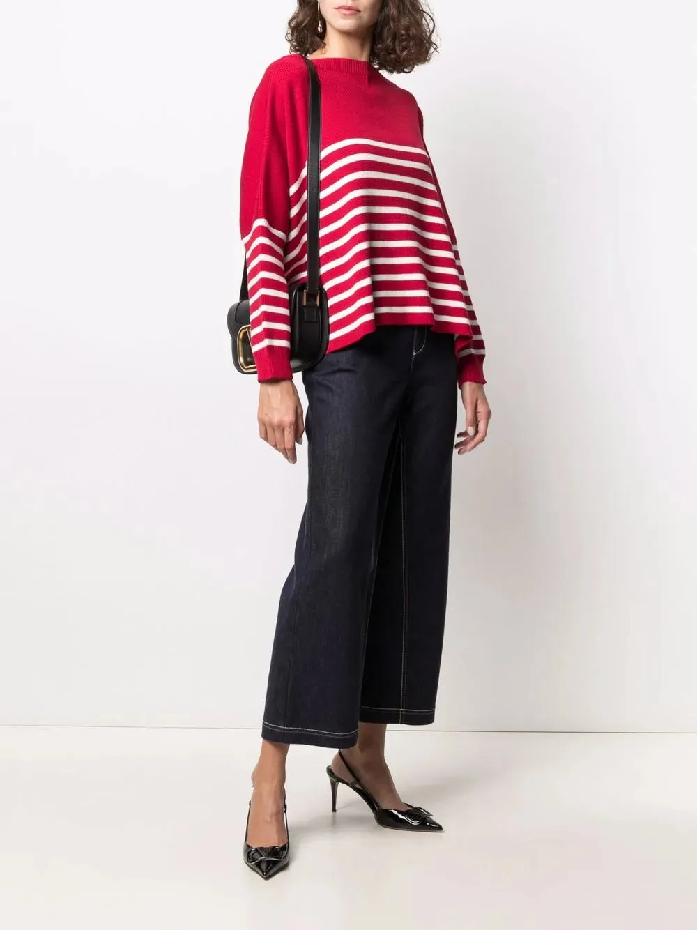 Valentino Horizontal-Stripe Jumper