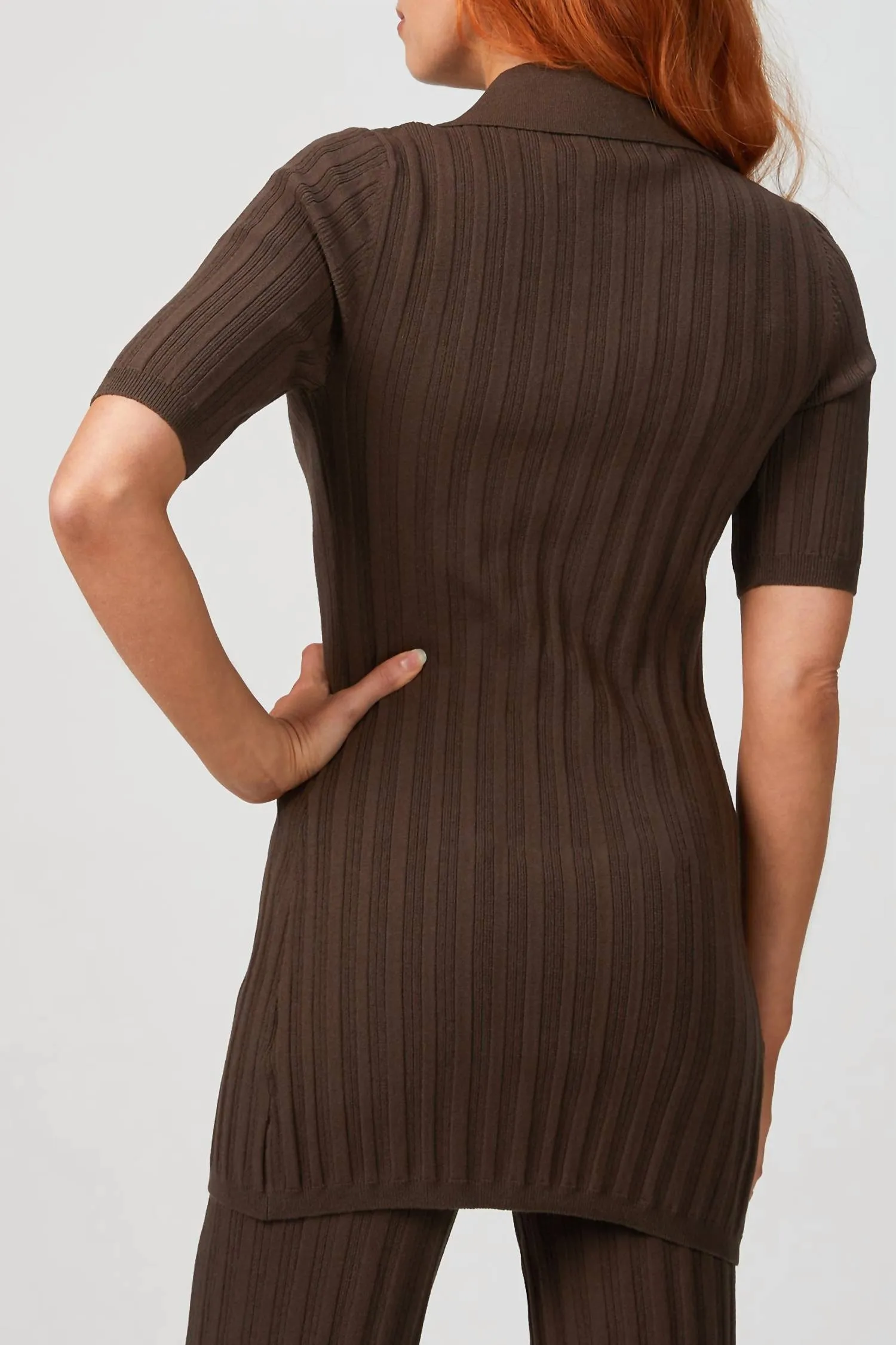Waverly Knit Top In Espresso