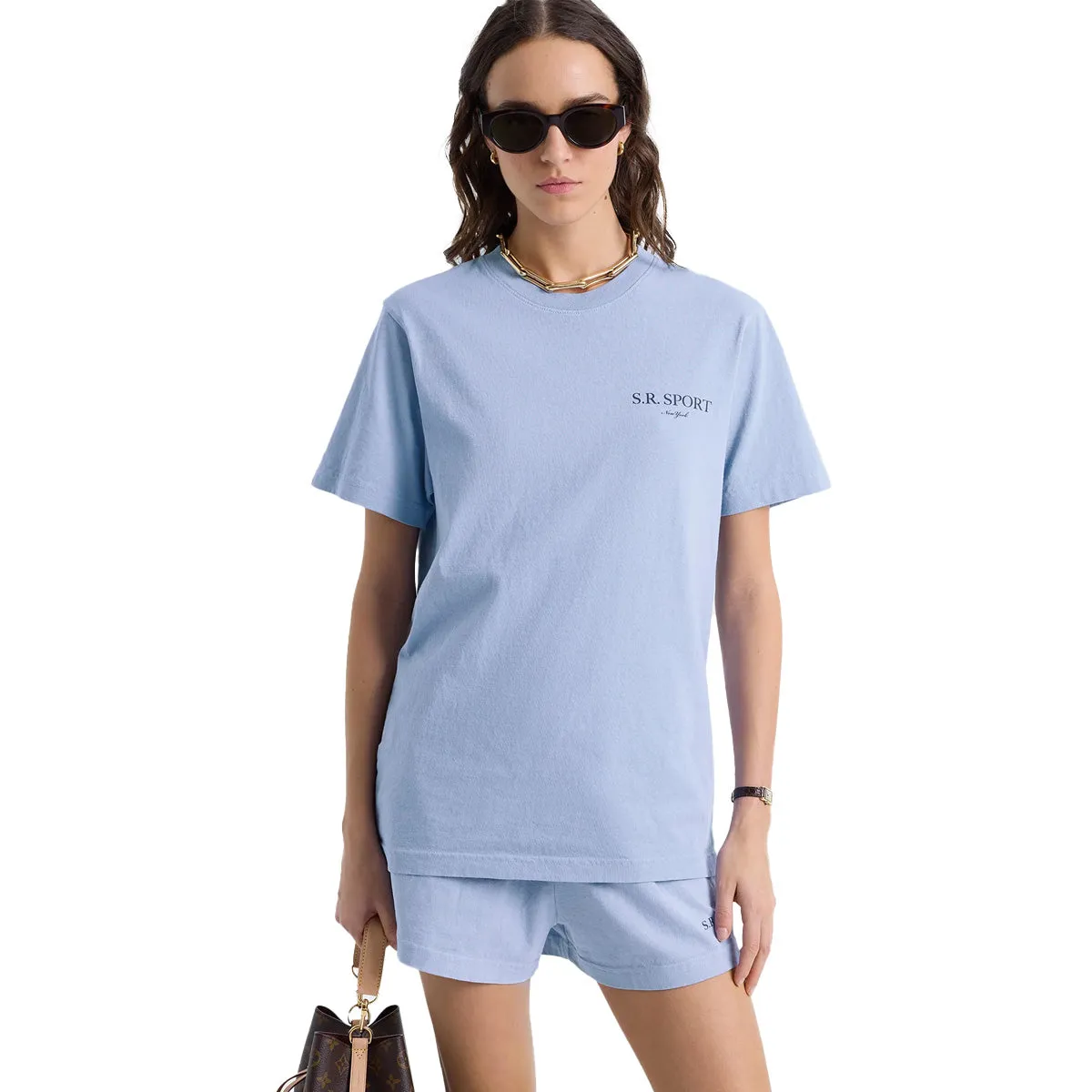 Wimbledon Tee 'Washed Hydrangea Navy'