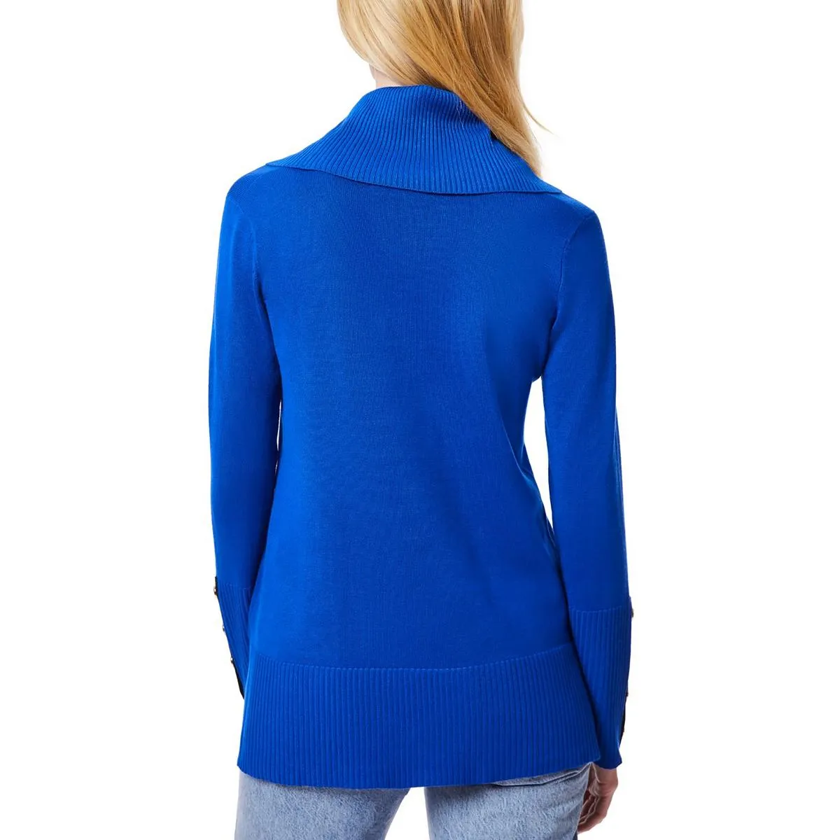 Womens Button Viscose Pullover Sweater