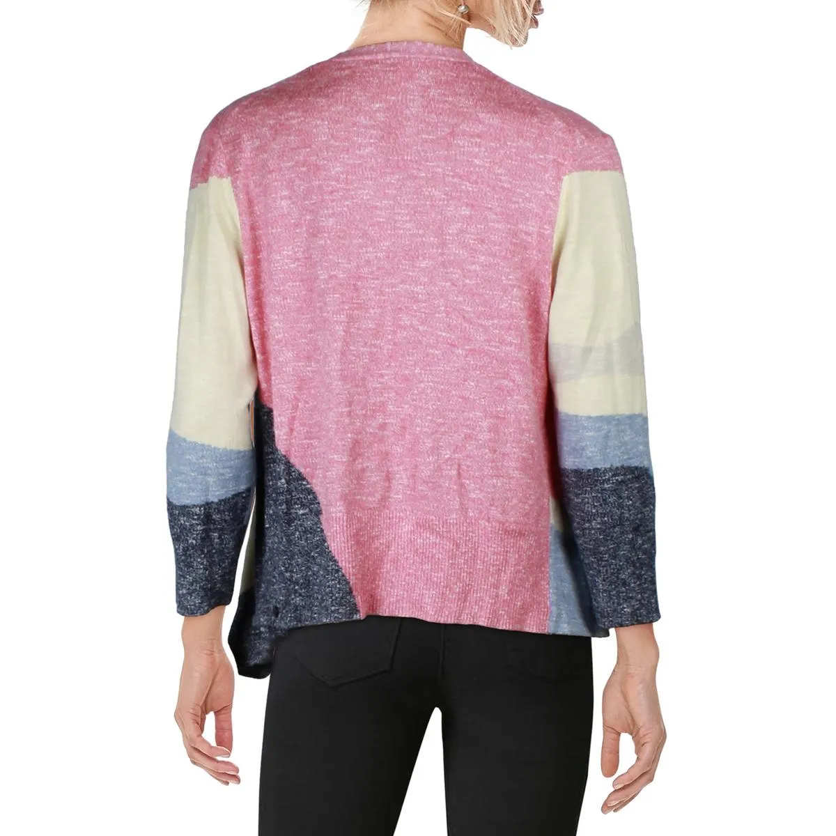 Womens Knit Cotton Cardigan Sweater