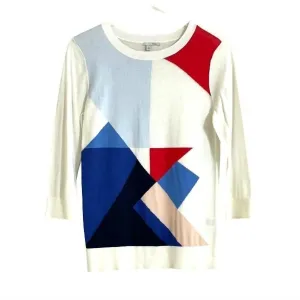 Women's Knit Lightweight Sweater In Multicolor