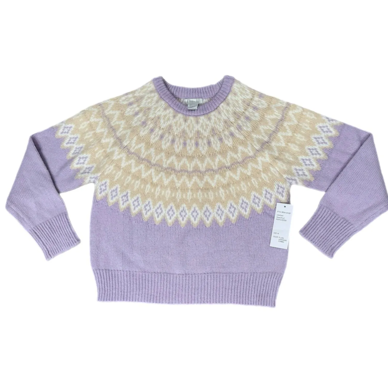 Women's Raglan Sweater In Plush Lavender
