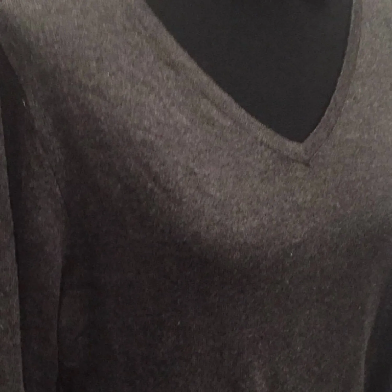 Women's Ruffled Elbow V-Neck Sweater - Plus In Black
