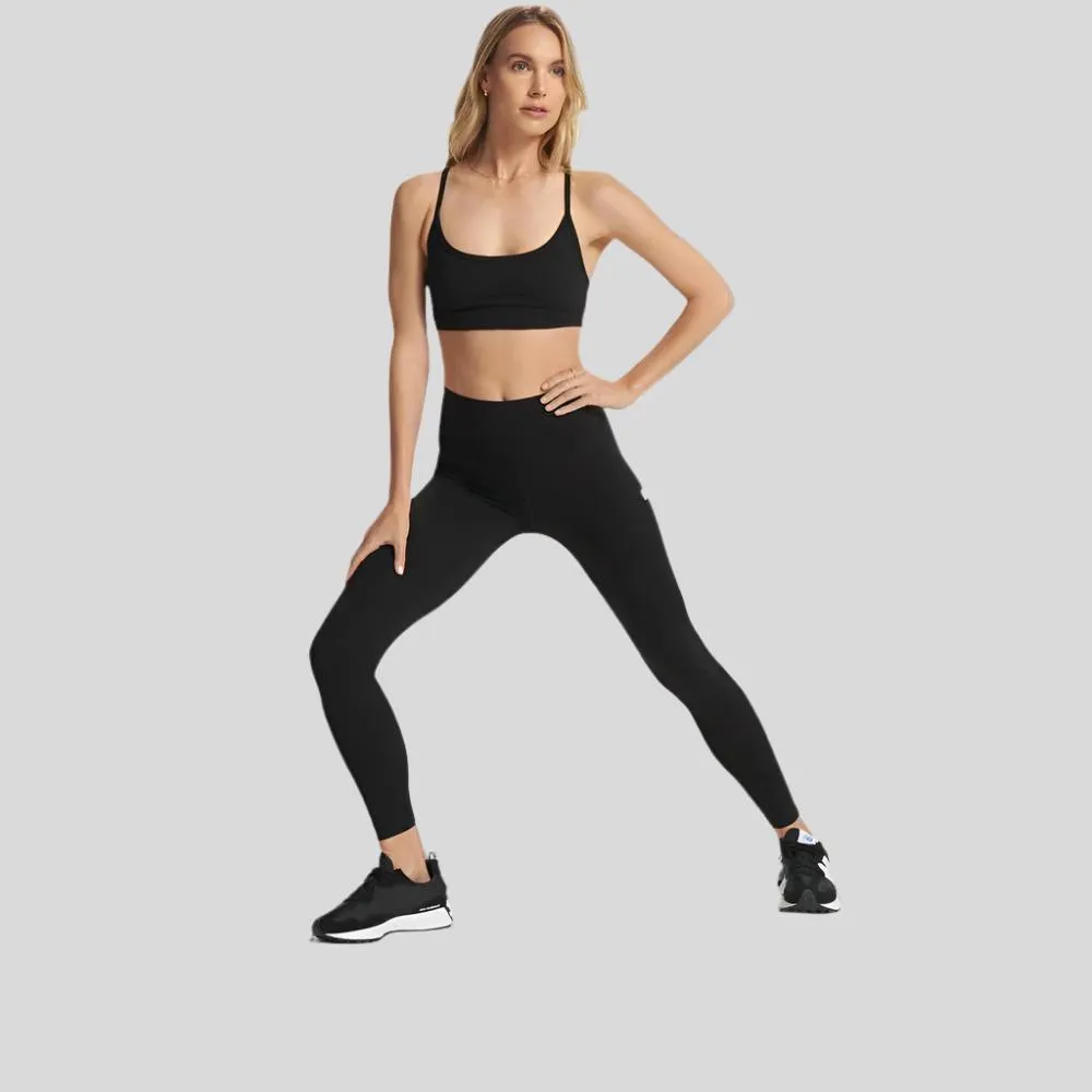 Womens Women's T-shirts, women's tops, women's summer styles, sports vests, running tops AllTheFeels Bra - Black