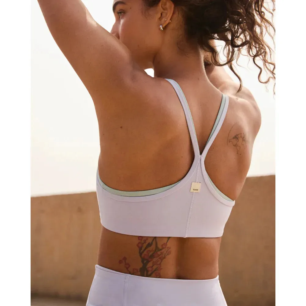Womens Women's T-shirts, women's tops, women's summer styles, sports vests, running tops AllTheFeels Bra - Lavender Mist