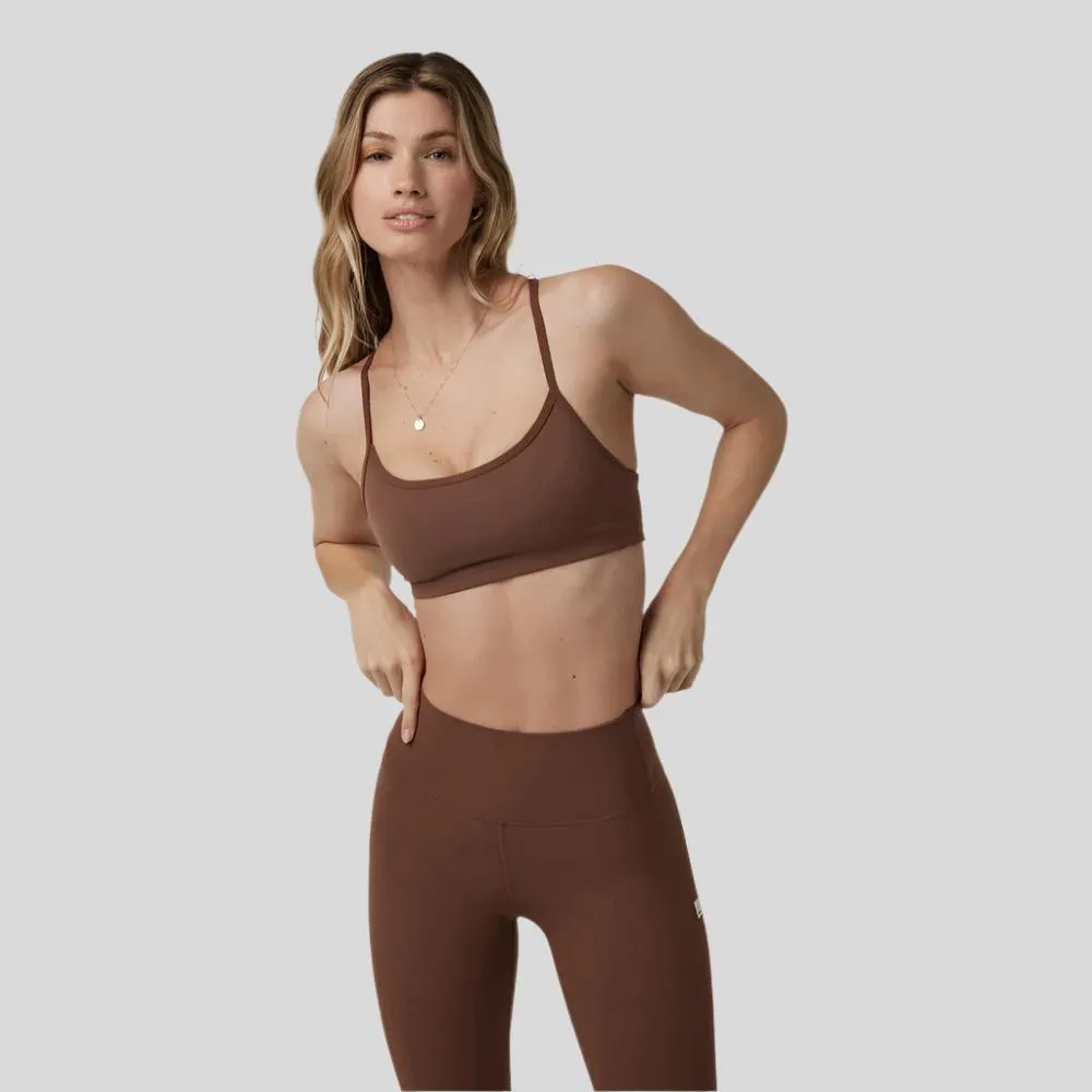 Womens Women's T-shirts, women's tops, women's summer styles, sports vests, running tops AllTheFeels Bra - Pepper
