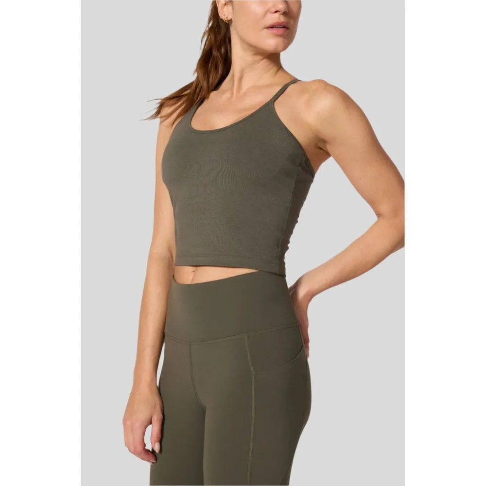Womens Women's T-shirts, women's tops, women's summer styles, sports vests, running tops Balance Racerback Sports Bra - Kambaba