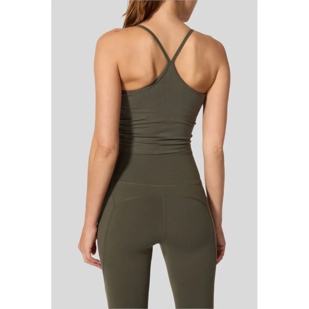 Womens Women's T-shirts, women's tops, women's summer styles, sports vests, running tops Balance Racerback Sports Bra - Kambaba