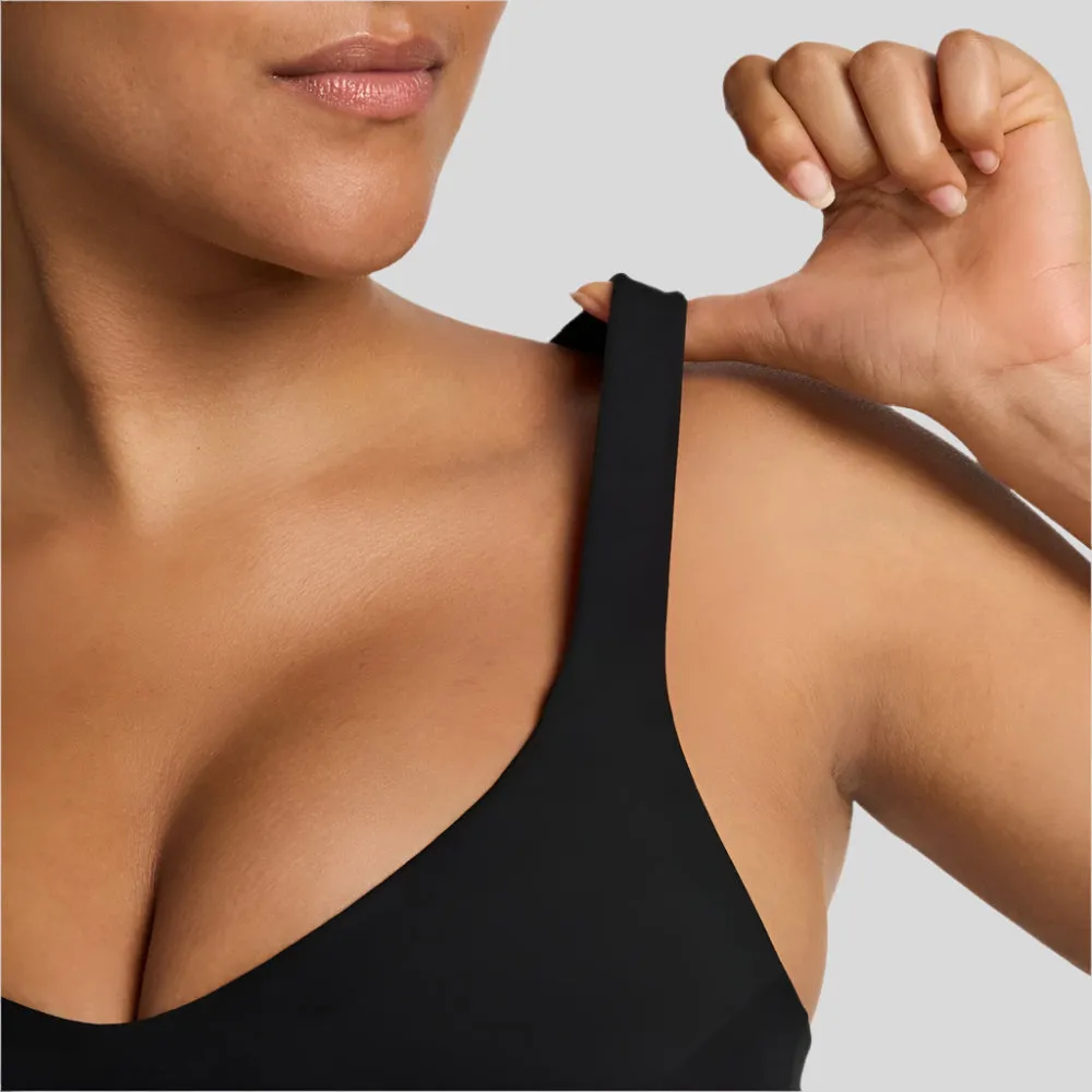 Womens Women's T-shirts, women's tops, women's summer styles, sports vests, running tops Indy High Support Bra - Black
